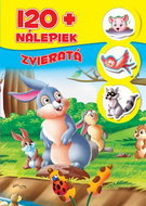 Zvieratá + 120 nálepiek - Kniha