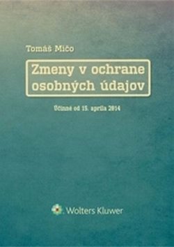 Zmeny v ochrane osobných údajov - Kniha - Main image