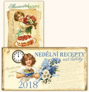 Komplet 2ks Stolní kalendář nedělní menu 2018 + Slavnostní recepty - Kniha