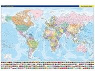 Svět nástěnná politická mapa: 1 : 22 000 000 - Kniha