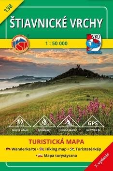 Štiavnické vrchy 1:50 000: 138 Turistická mapa - Kniha - Main image