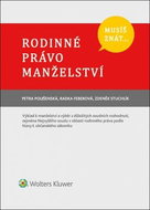 Musíš znát... Rodinné právo Manželství - Kniha