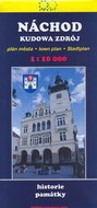 Náchod plán města: Historie, památky - Kniha