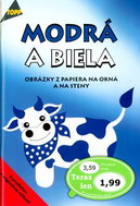 Modrá a biela: 2193 obrázky z papiera na okná a na steny - Kniha
