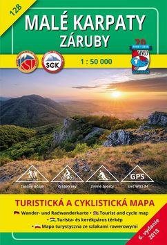 Malé Karpaty Záruby 1:50 000: 128 Turistická mapa - Kniha - Main image