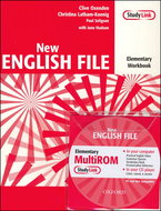 New English file elementary Workbook Key + CD ROM pack - Kniha