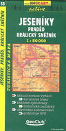 Jeseníky Praděd Kralický Sněžník 1:50 000: 58 - Kniha