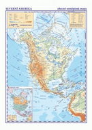 Severní a Střední Amerika Obecně zeměpisná mapa: 1:33 000 000 - Kniha