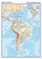 Jižní Amerika Obecně zeměpisná mapa - Kniha