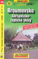 Broumovsko Adršpašsko-teplické skály 1:60 000: 115 - Kniha