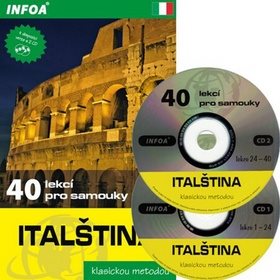 Italština 40 lekcí pro samouky s 2CD - Kniha - Main image