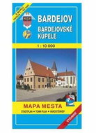 Bardejov Bardejovské kúpele Mapa mesta Town plan Stadtplan Plan miasta Várostérk - Kniha