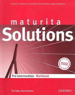 Maturita Solutions pre-intermediate workbook Czech Edition - Kniha