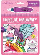 Magic colouring Pages CONCORDE, Unicorns and fairies - Water Painting