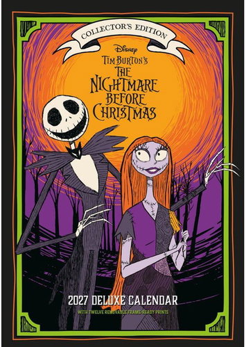 Disney: The Nightmare Before Christmas - Deluxe Wall Calendar 2027 - Wall Calendar - Main image