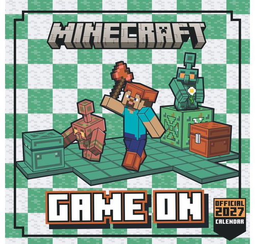 Minecraft - Nástěnný mini kalendář 2027 - Wall Calendar - Main image