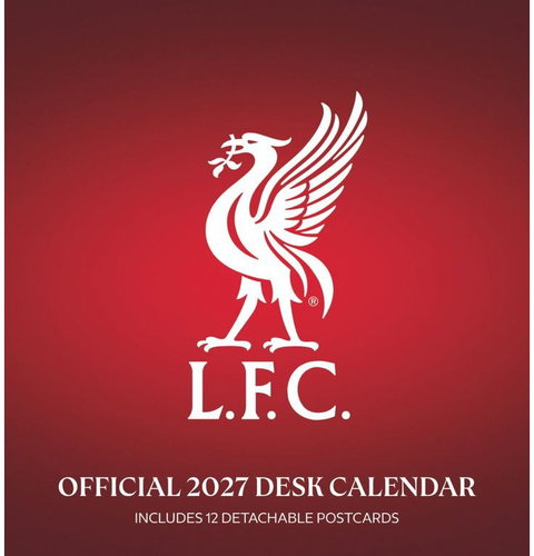 FC Liverpool - Stolní kalendář 2027 - Desk Calendar - Main image