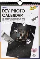 FOLIA Fotokalendář DIY 17 × 24 cm, 190 g, 13 listů, černý - Wall Calendar