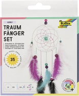 FOLIA sada na výrobu lapače snů Girly, 35 dílů - Creative Kit