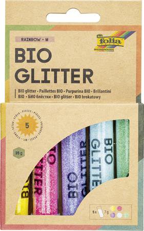 FOLIA sada třpytek RAINBOW, 5 tub - Creative Kit - Main image