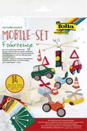 FOLIA sada pro výrobu závěsného kolotoče Auta, 14 dílů - Creative Kit
