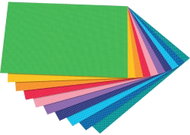 FOLIA karton 50 × 70 cm, vzor tečky, 10 barev, 300 g, 10 listů - Colour Paper