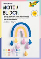 FOLIA karton 24 × 34 cm, vzor pruhy, tečky, čtverečky, 270 g, 20 listů - Colour Paper