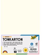 FOLIA karton 50 × 70 cm, 220 g, 10 listů, perleťově bílá - Colour Paper