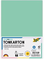 FOLIA karton 50 × 70 cm, 220 g, 10 listů, mátová - Colour Paper