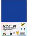 FOLIA Karton 50 × 70 cm, 220 g, 10 Bogen, Ultramarinblau - Buntpapier