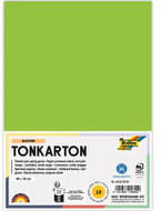 FOLIA karton 50 × 70 cm, 220 g, 10 listů, jarní zelená - Colour Paper