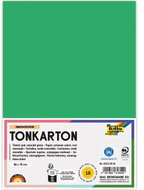 FOLIA karton 50 × 70 cm, 220 g, 10 listů, smaragdově zelená - Colour Paper