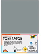 FOLIA karton 50 × 70 cm, 220 g, 10 listů, kamenně šedá - Colour Paper