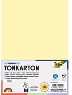 FOLIA karton A4, 220 g, 100 listů, slámově žlutá - Colour Paper