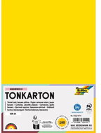 FOLIA karton A4, 220 g, 100 listů, banánově žlutá - Colour Paper