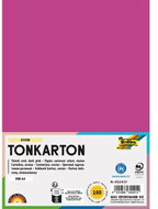 FOLIA karton A4, 220 g, 100 listů, tmavě růžová - Colour Paper