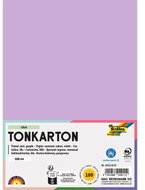 FOLIA karton A4, 220 g, 100 listů, světle šeříková - Colour Paper