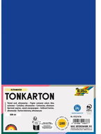 FOLIA karton A4, 220 g, 100 listů, ultramarínová modrá - Colour Paper