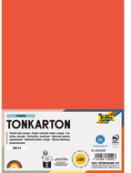 FOLIA karton A4, 220 g, 100 listů, oranžová - Colour Paper