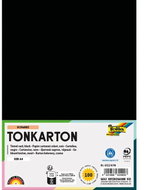 FOLIA karton A4, 220 g, 100 listů, černá - Colour Paper