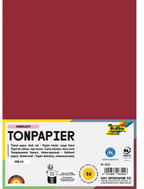 FOLIA tmavě červená, A3, 130 g, 50 listů - Colour Paper