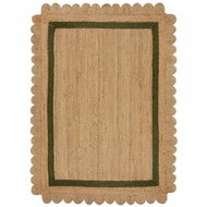 Flair Rugs  Kusový koberec Grace Jute Natural / Green 160 × 230 - Koberec