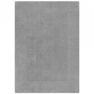 Flair Rugs  Kusový ručně tkaný koberec Tuscany Textured Wool Border Grey Marl 60 × 230 - Koberec