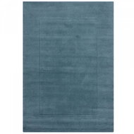 Flair Rugs  Kusový ručně tkaný koberec Tuscany Textured Wool Border Blue 60 × 230 - Koberec