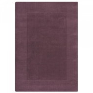 Flair Rugs  Kusový ručně tkaný koberec Tuscany Textured Wool Border Purple 60 × 230 - Koberec