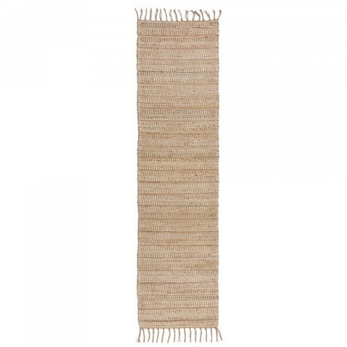 Flair Rugs  Běhoun Levi Chenille Jute Natural 60 × 230 - Koberec - Main image