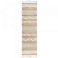 Flair Rugs  Běhoun Jubilant Medina Jute Natural / Ivory 60 × 230 - Koberec
