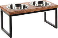 Flamingo Tommy Duo Dinner Stand with 2 stainless steel bowls 2700 ml - Dog Bowl Stand