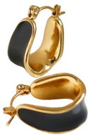 Flânerie by MAIQ CANDIDE earrings black 18K GOLD PLATED - Earrings