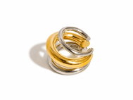 Flânerie by MAIQ AMES COLOURFUL 18K GOLD PLATED ear cuff - Earrings